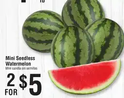 Smart & Final Mini Seedless Watermelon offer