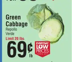 Smart & Final Green Cabbage offer