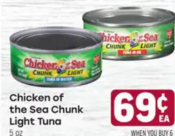 Tony’s Fresh Market Chicken of the Sea Chunk Light Tuna offer