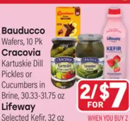 Tony’s Fresh Market Bauducco, Cracovia, Lifeway offer