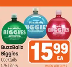Tony’s Fresh Market BuzzBallz Biggies Cocktails offer