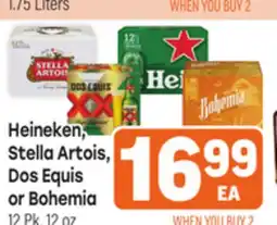 Tony’s Fresh Market Heineken, Stella Artois, Dos Equis or Bohemia offer