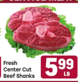 Tony’s Fresh Market Fresh Center Cut Beef Shanks offer