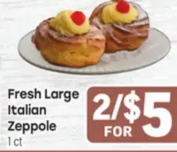 Tony’s Fresh Market Fresh Large Italian Zeppole offer