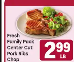 Tony’s Fresh Market Fresh Family Pack Center Cut Pork Ribs Chop offer