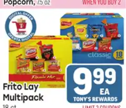 Tony’s Fresh Market Frito Lay Multipack offer