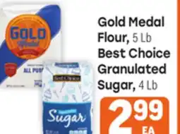 Tony’s Fresh Market Gold Medal Flour, 5 Lb Best Choice Granulated Sugar, 4 Lb offer