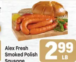 Tony’s Fresh Market Alex Fresh Smoked Polish Sausage offer