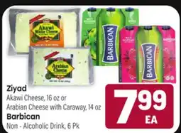 Tony’s Fresh Market Ziyad Akawi Cheese, 16oz or Arabian Cheese with Caraway, 14 oz Barbican Non - Alcoholic Drink offer