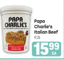 Tony’s Fresh Market Papa Charlie's Italian Beef offer
