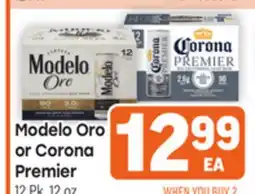 Tony’s Fresh Market Modelo Oro or Corona offer