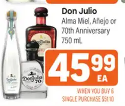 Tony’s Fresh Market Don Julio offer