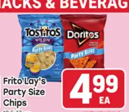 Tony’s Fresh Market Frito Lay's Party Size Chips offer