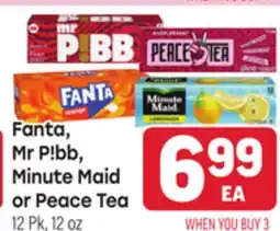 Tony’s Fresh Market Fanta, Mr P!bb, Minute Maid or Peace Tea offer