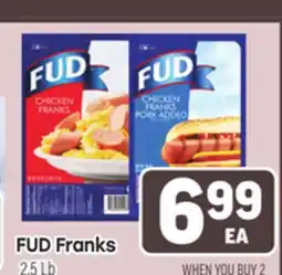 Tony’s Fresh Market FUD Franks offer