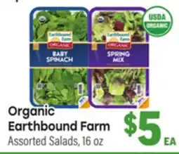 Tony’s Fresh Market Organic Earthbound Farm offer