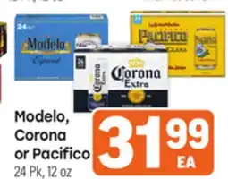 Tony’s Fresh Market Modelo Corona or Pacifico offer
