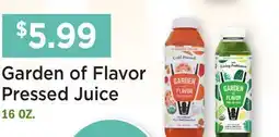 Heinen's Garden of Flavor Pressed Juice offer