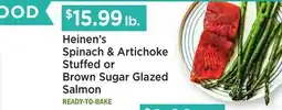 Heinen's Heinen's Spinach & Artichoke Stuffed or Brown Sugar Glazed offer