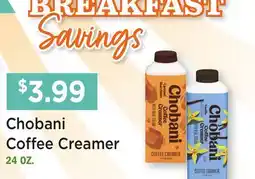 Heinen's Chobani Coffee Creamer offer