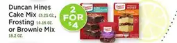 Heinen's Duncan Hines Cake Mix 15.25 OZ., Frosting 14-16 OZ. or Brownie Mix 18.2 OZ offer