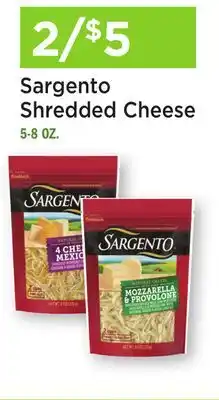 Heinen's Sargento Shredded Cheese offer