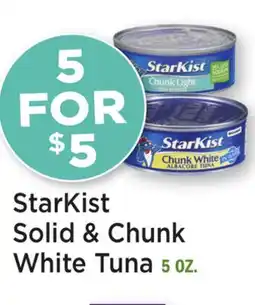 Heinen's StarKist Solid & Chunk White Tuna offer