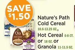Heinen's Nature's Path Cold Cereal offer
