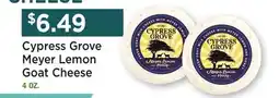 Heinen's Cypress Grove Meyer Lemon Goat Cheese offer