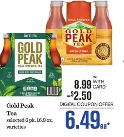 Mariano's Gold Peak Tea offer