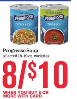 Mariano's Progresso Soup offer