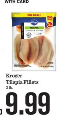 Mariano's Kroger Tilapia Fillets offer