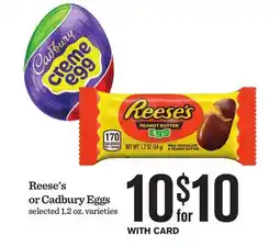 Mariano's Reese's or Cadbury Eggs offer