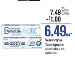Mariano's Sensodyne Toothpaste offer