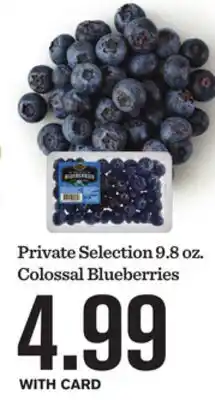 Mariano's Private Selection 9.8 oz. Colossal Blueberries offer