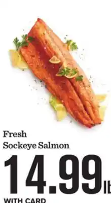 Mariano's Fresh Sockeye Salmon offer