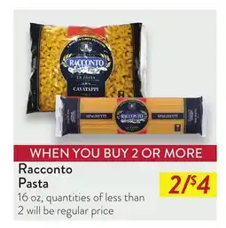 Fresh Thyme Racconto Pasta offer