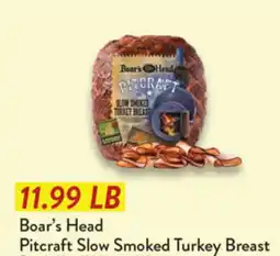 Fresh Thyme Boar's Head Pitcraft Slow Smoked Turkey Breast offer