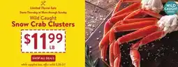 Fresh Thyme Wild Caught Snow Crab Clusters offer