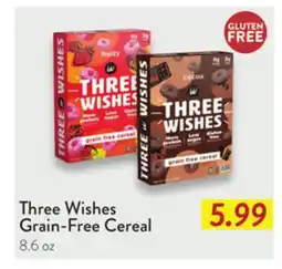 Fresh Thyme Three Wishes Grain-Free Cereal offer