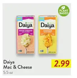 Fresh Thyme Daiya Mac & Cheese offer
