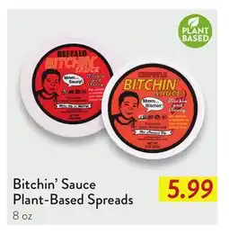 Fresh Thyme Bitchin' Sauce Plant-Based Spreads offer