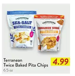 Fresh Thyme Terranean Twice Baked Pita Chips offer