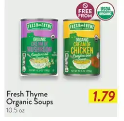 Fresh Thyme Fresh Thyme Organic Soups offer