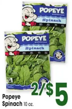 Jewel-Osco Popeye Spinach offer