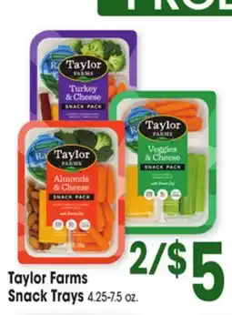 Jewel-Osco Taylor Farms Snack Trays offer