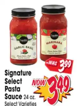 Jewel-Osco Signature Select Pasta Sauce offer