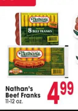 Jewel-Osco Nathan's Beef Franks offer