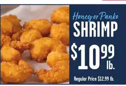Jewel-Osco SHRIMP Honey or Panko offer