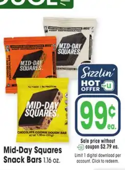 Jewel-Osco Mid-Day Squares Snack Bars offer